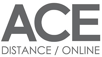ACE Distance academic and career entrance logo